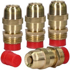 1/2 20mm Brass Sprinkler Nozzle Adjustable Flow Irrigation Sprayer Misting Watering Build-in Filter(1/2 inch 5pcs) by Unknown