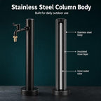 Stainless Steel Garden Water Column Faucet Post, Freestanding Hose Stand - Image 4