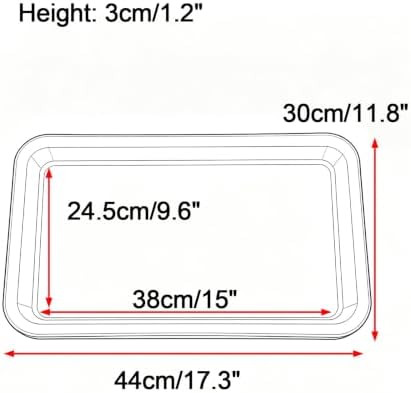 Durable Rectangular Resin Potted Plant Trays, Planter Water Tray - Image 2
