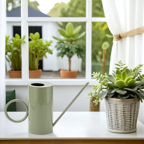 Stainless Steel Watering Can 51oz 1500ml with Long Spout for Precise Watering Control, Versatile Garden Tool for Succulents and Plants in Outdoor or Indoor Use - Image 5