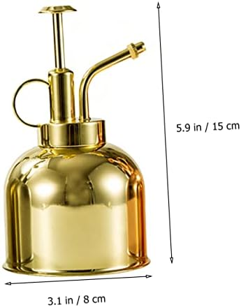 Vintage Succulent Watering Can with Pump Stainless Steel Plant Watering Bottle for Indoor and Outdoor Use for Small Plants and Flower Care - Image 6