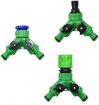 Plumbing Fittings Ball Valve Hose Connector 2-Way Garden Tap Water Splitter Y Splitter Watering Adjustable Switch Female 1/2 3/4 Garden Hose 1pcs(B) - Image 4