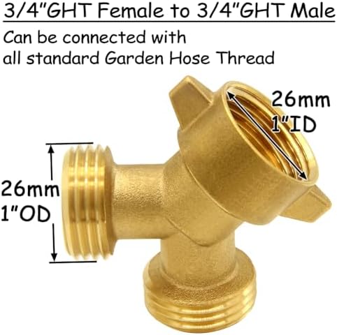 Uenede Garden Hose Splitter & Garden Hose Extension Protector - Image 4