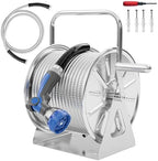 SPECILITE Stainless Steel Garden Hose Reel with 100FT Drinking Water Hose by SPECILITE