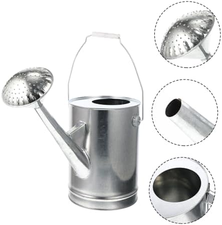ORFOFE Galvanized Iron Watering Can Vintage Style Household Pot for Indoor Outdoor Plants Precise Pour No Spill Garden Tool for Flowers and Succulents - Image 3
