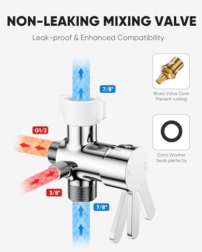 Arofa Hot and Cold Bidet Sprayer for Toilet, Warm Water Bidet Attachment - Image 3