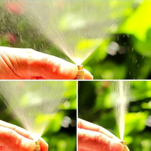 New drip Irrigation kit, Automatic Garden Watering System, Quick Connector and 360-degree Bending Dropper atomizing Copper Nozzle, Garden Plant Lawn Courtyard Watering System. (82FT) - Image 4