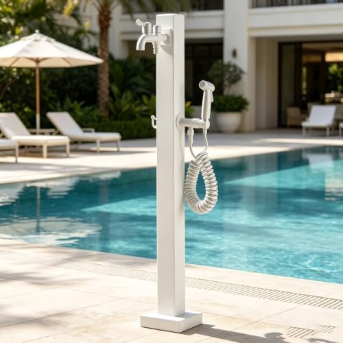 Stainless Steel Water Dispenser Column Water Tap Antifreeze Hose Faucet by Gaommini