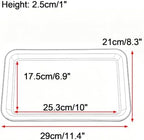 Durable Rectangular Resin Potted Plant Trays, Planter Water Tray - Image 2