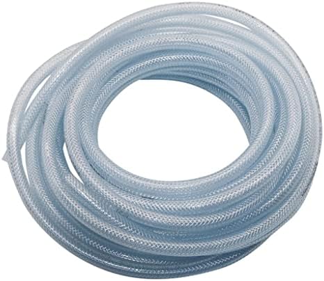 PVC 8/12mm Braided Reinforced Hose, for Gardend Irrigation Flexible Fiber Water Supply Pipe Environmental Protection Tube(20m) by Unknown