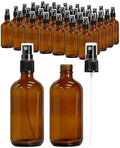 KEYWING 35 Pack 4oz Small Amber Glass Spray Bottles for Essential Oils by KEYWINGDirect