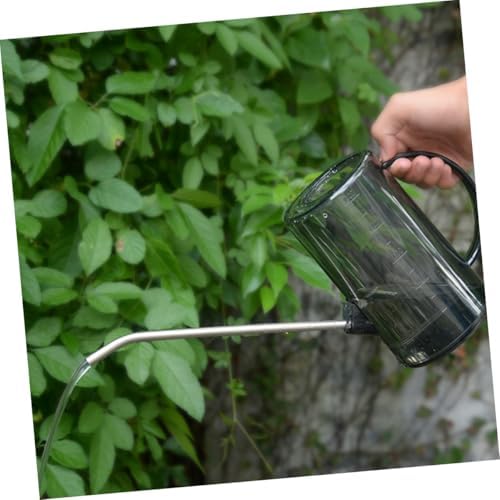 2pcs 1000ml Long Spout Watering Can with Scale, Stainless Steel - Image 3