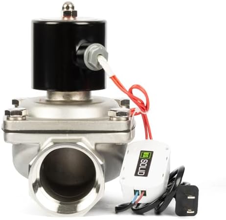 U.S. Solid Smart WiFi Stainless Steel Solenoid Valve, 2", 110V AC, Normally Closed, App Remote Control for Irrigation & Automation - Image 4