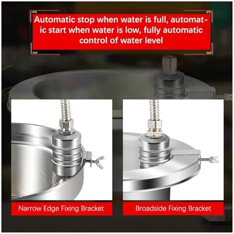 Water Level Control Float Valve 304 Stainless Steel Fully Automatic Water Level Control Float Valve,Auto Shut Off Float Valve for Water Tank(L1) - Image 5