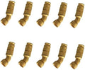 Irrigation Nozzles Adjustable Copper Atomizing Nozzles Drip Irrigation Sprayers Garden Cooling Irrigation Equipment Brass Elbow Nozzle 10pc by Unknown