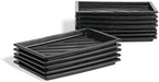 PIG Multifunctional Easy to Clean Tray | Boot Shoe Tray | Garden Work Tray | Car Oil Drip Tray | Indoor or Outdoor Use | 11.5" W x 17.5" L x 1" H | 0.67 Gallon Sump Capacity | 12 Count | PM50846-1108 by NewPig
