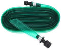 Toddmomy Garden Soaker Hose with Holes 15m Flat Pvc Irrigation Hose for Outdoor Watering and Cooling for Garden Beds Lawn and Farm Use by Toddmomy