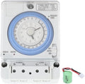 Mechanical Timer Efficient 24 Hour Time Switch for Water Heaters Breeding 100‑240VAC by QERLONG