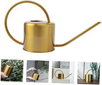 Garden Watering Can 1300ml Stainless Steel, Golden, Portable - Image 3