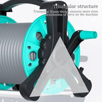 Portable Hose Reels for Outside, Water Hose Retractor with Twisting Handle for Plants Lawn Farm Patio Watering, Floor Mounted Garden Tool - Image 4