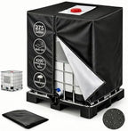 420D IBC Tote Cover, 275 Gallon Water Tank Protective Cover by Hedday