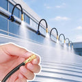Outside Roof Mist Cooling System with Rotatable Sprinkler, Adjustable Flow by Unknown