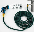 Indoor Sink Hose Attachment, 75FT Expandable Water Hose with 7 Faucet Adapters for Kitchen & Bathroom Faucets, Watering Plants, Pet Bathing and Household Cleaning by BATONE