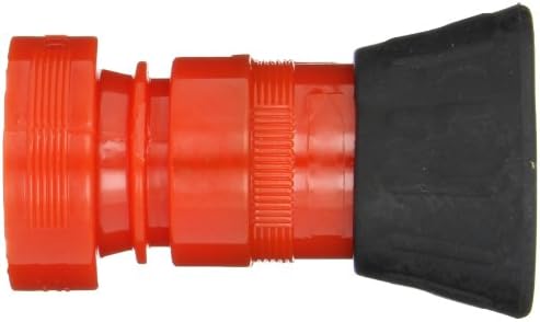 Dixon Valve & Coupling FNB150S Thermoplastic Fire Equipment, Fog Nozzle with Bumper, 1-1/2" SIPT (NPSH), Red - Image 2