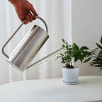 Watering Can Outdoor, 50 oz/1.5L Watering Can with Long Spout and Handle, Stainless Steel Garden Watering Pot for Outdoor and Indoor Plants - Image 5