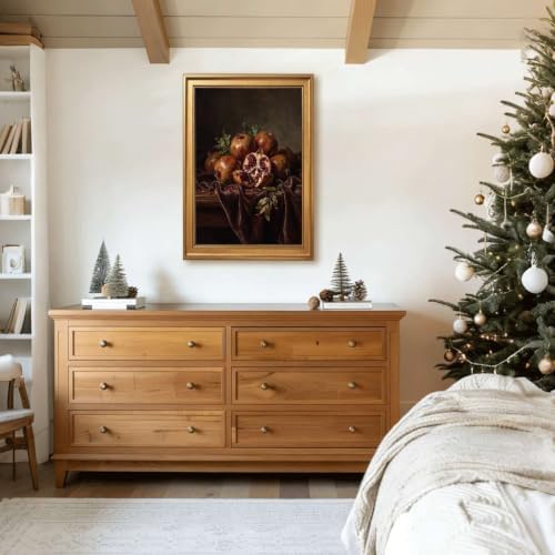 Gold Vintage Framed Pomegranate Still Life Wall Art Classic Fruit Print - Image 7