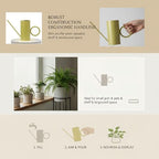 Long Spout Watering Can for Indoor Plants, Succulents (Yellow) - Image 2
