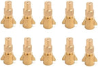 Irrigation Nozzles Adjustable Copper Atomizing Nozzles Drip Irrigation Sprayers Garden Cooling Irrigation Equipment Brass Aircraft Nozzle 10pc by Unknown