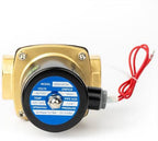 U.S. Solid 1-1/4 in Brass Electric Solenoid Valve, AC 110 V, Normally Closed, FKM Seal, 24 Cv, Semi-Direct, for Air Gas Fuel and Oil - Image 6