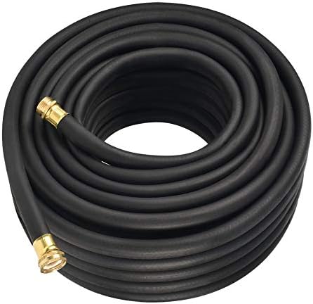 Flexon PH5825CN Premium Rubber Garden Hose, 25ft, Black - Image 2
