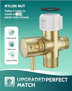LUFEIDRA Handheld Bidet Sprayer, Adjustable Water Flow, RV Toilet Use, Gold - Image 4