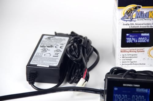 MistKing – Advanced Misting System (3/8” Backbone), 5th Gen | Used by Zoos, Institutions & Hobbyists | Expandable to 70 Nozzles | Fine Mist | 50 Micron Droplets | Upgraded Timer & Components | - Image 3