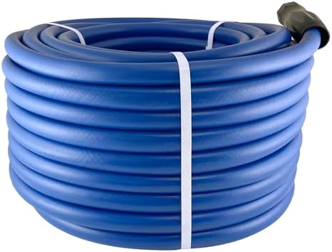 Flexon StreamTech 5/8" x 125 ft Heavy Duty Garden Hose – Flexible Polymer Construction, Kink Prevention, Guard-N-Grip Connector, Leak-Proof, Blue - Image 2