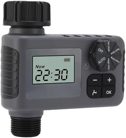 Programmable Sprinkler Timer and Automatic Watering Controller - IP55 Water Proof Rating and 3/4 Inch Universal Thread - Digital Drip Irrigation System with Impact ABS - Image 2