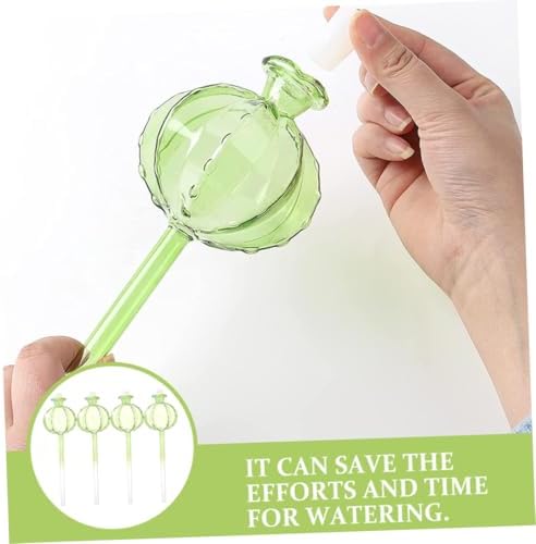 4pcs Cactus Shape Glass Watering Globe for Plants Automatic - Image 7