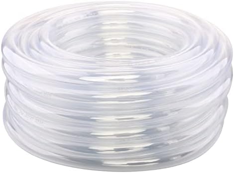 DERNORD PVC Tubing 5/8"ID X 13/16"OD Flexible Clear Vinyl Hose 50 Feet for Food Grade by DERNORD