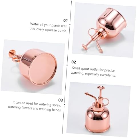 300ml Vintage Stainless Can Watering Pump, Mister Steel Plant - Image 2