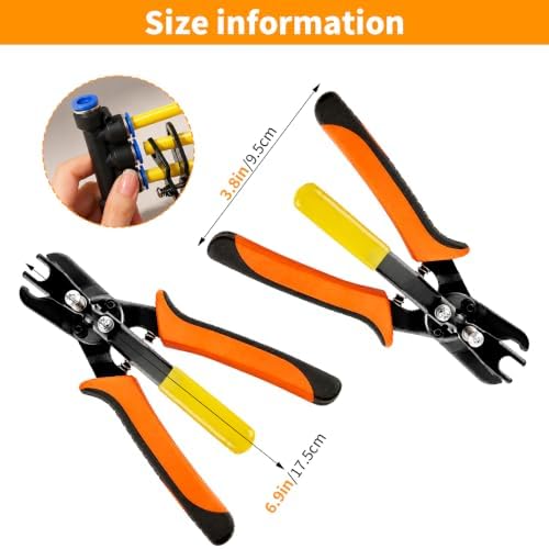 2 PCS Push to Connect Fittings Air Line Disconnect Tool Kit - Image 2