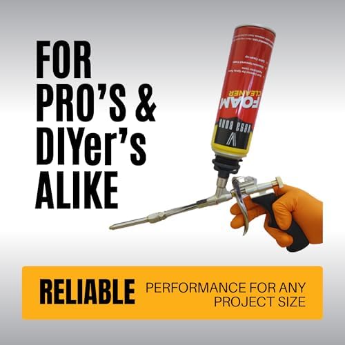 Vega Bond Spray Foam Gun with 360° Swivel Tip Heavy-Duty Pro Gun + Cleaner - Image 4