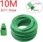 Garden supplies Garden Watering Hose 4/7mm 8/11mm 9/12mm PVC Micro Irrigation Pipe Drip Irrigation Tubing Sprinkler for Lawn Balcony Nozzle(Light green) - Image 2