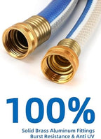 50 ft Heavy Duty 3/4” Garden Hose, Solution4Patio, Male to Female Fittings - Image 3