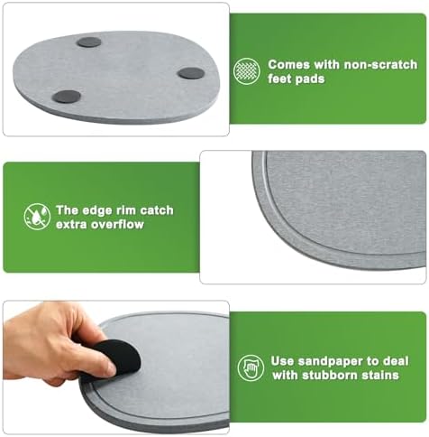 6 8 10 Inch 6 Pack Diatomite Plant Saucers for Indoors, Plant Drip Tray - Image 6