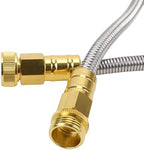 ciciglow Stainless Steel Expandable Water Hose for Versatile Garden Car Washing Lightweight Hose with Multifunctional Nozzle for Gardening (100FT) - Image 7