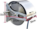 Wall Mounted Garden Hose Reel, Metal Hose Reel,Hose Reel Garden Accessories, Adjustable Spray Nozzle Gun, Lawn & Garden Watering Equipment,Rack+10mHose - Image 6