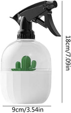 Watering Can Cactus Gardening Spray Bottle, 500ml Watering Can for Indoor Plants, Reusable Pressure Spray Bottle For Spraying Plants Watering Home Garden Watering Cans Indoor Watering Can (Color : Gr - Image 2