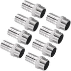 8pcs Stainless Steel Hose Barb Fittings 1-1/4"Barb to 1-1/4"NPT Male by Kozelo